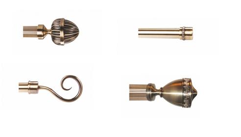 Коллекция Marcin Dekor . Наконечники к карнизам кованным  диаметра 25 мм